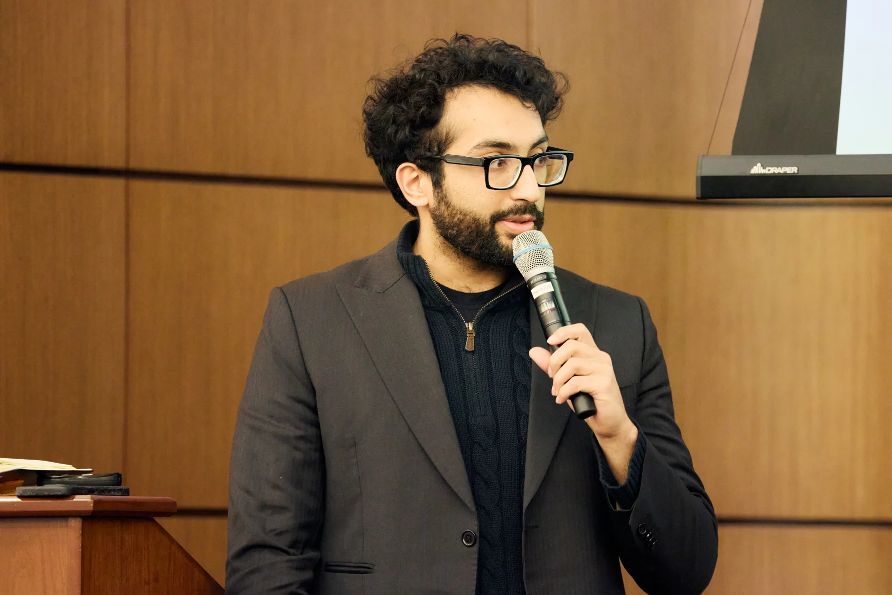 A speaker addressing the audience at NCUSC 2025